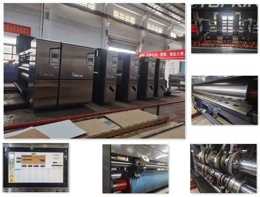 Durable Corrugated Cardboard Box Making Machine Servo Control Register