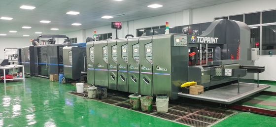 1200x2400mm Flexo Printer Folder Gluer , Fully Automatic Carton Box Making Machine